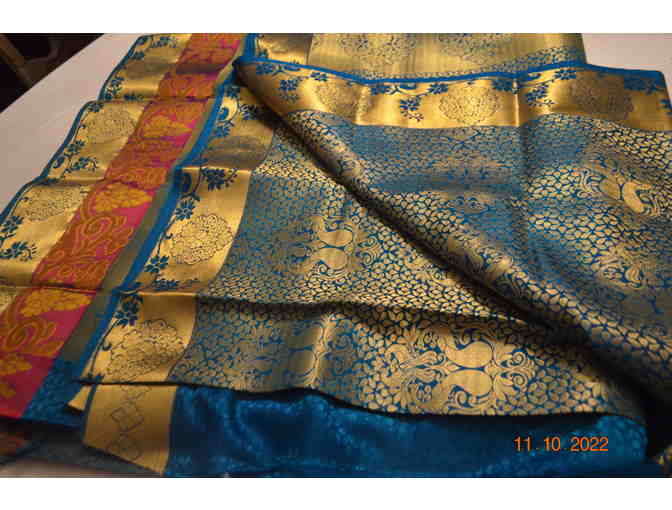 Blend Copper Sulphate Saree
