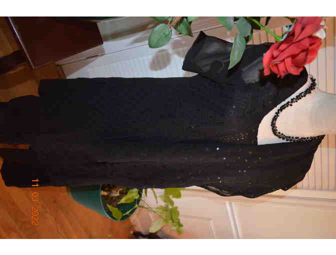 Salwar Suit - Black Phulkari - 38