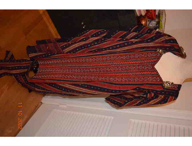 Salwar Suit - Maroon and Black Chudidar set - Size 42