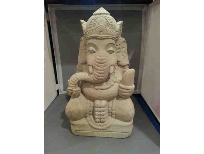 Ganesha sandstone statue