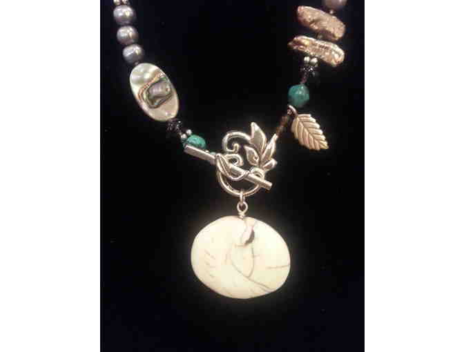 Artisan Necklace with Conch Shell