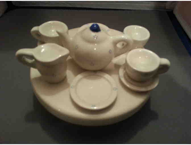 Blue and White Tea Set Teapot