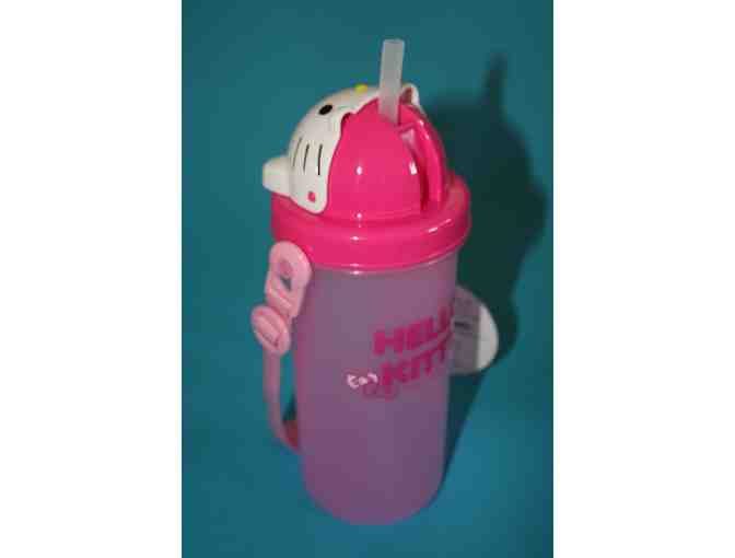 Hello Kitty Pop-Up Straw Bottle