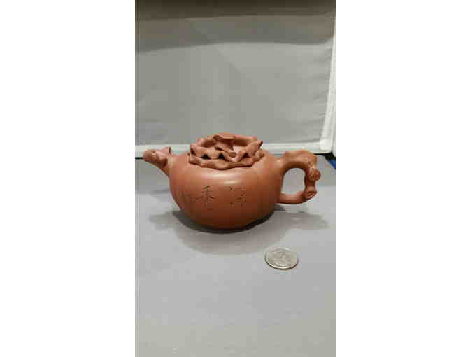 Red Clay Persimmon Teapot (Yixing)