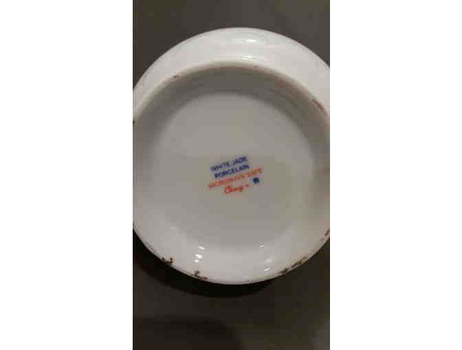 Blue and White Floral Teapot