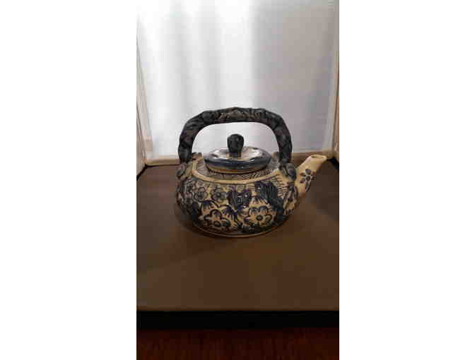 Blue and White Chinese Teapot