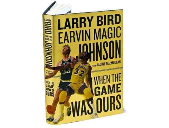 "When the Game Was Ours" autographed book by Larry Bird & Magic Johnson - Photo 1