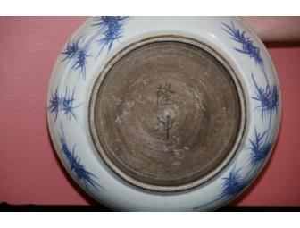 19th Century signed Chinese Stoneware Bowl
