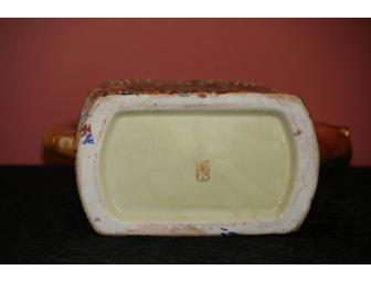 Vintage Royal Satsuma Style Hand Painted Gilded Teapot