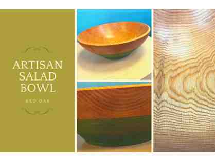 Artisan Salad Bowl (Red Oak)
