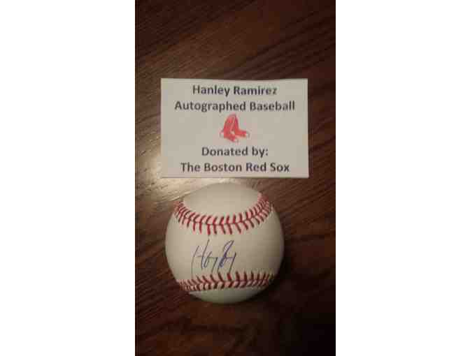 BOSTON RED SOX: Hanley Ramirez Autographed MLB Baseball