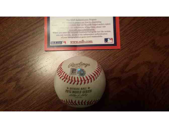 2013 Boston Red Sox World Series Champions: Autographed 'Jonny Gomes' Baseball in Case!