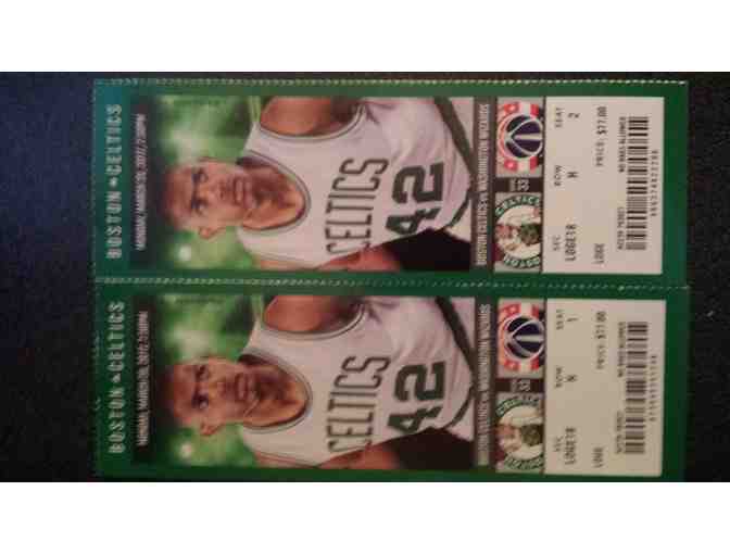 BOSTON CELTICS BASKETBALL: Two (2) Awesome Boston Celtics Basketball Tickets