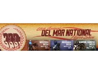 2013 Wild West Show at the Del Mar Fairgrounds 4/20/13 7PM (4) tickets