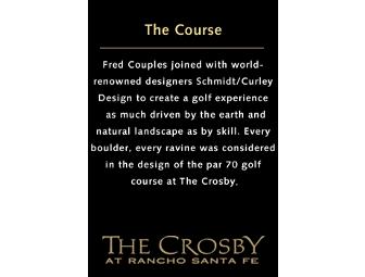 The Crosby at Rancho Santa Fe - Golf for (4)   RSF, CA