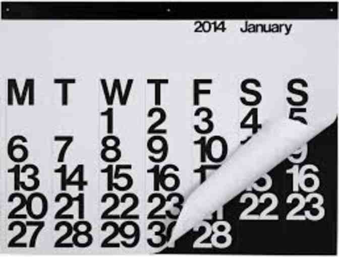 2014 Large Stendig Calendar from Ideal - Carefully Curated Goods