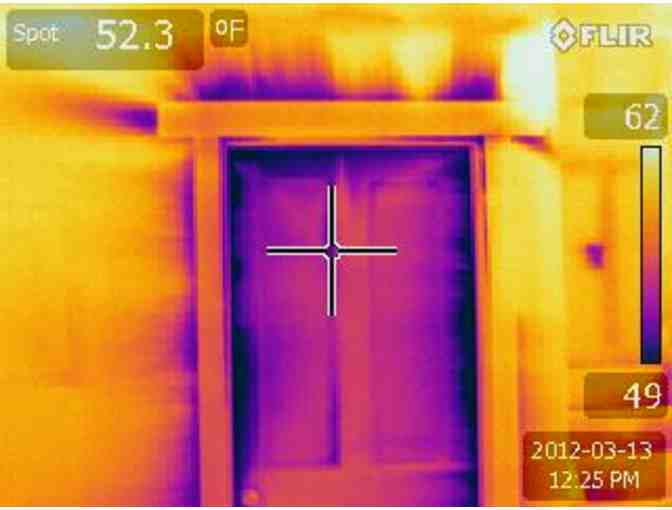 1 Blower Door Test with Thermal Imaging from CAZ Energy Services!