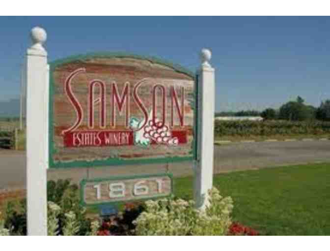 Tasting and Appetizer Pairing for Ten at Samson Estates Winery