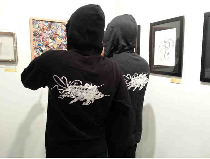 His and her hoodies from Make.Shift Art Space
