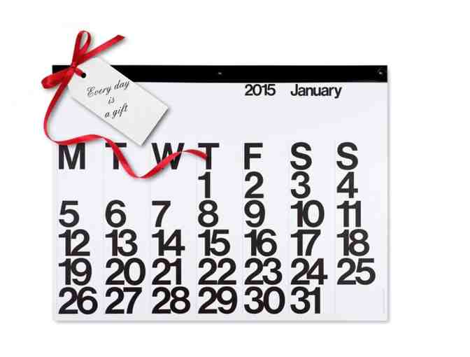 Large 2015 Stendig Calendar from Ideal