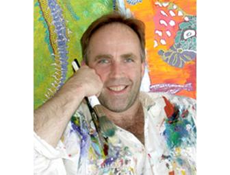 Enchanting Original Artwork by Renown Marine Artist Rogest: 'Story Fish'