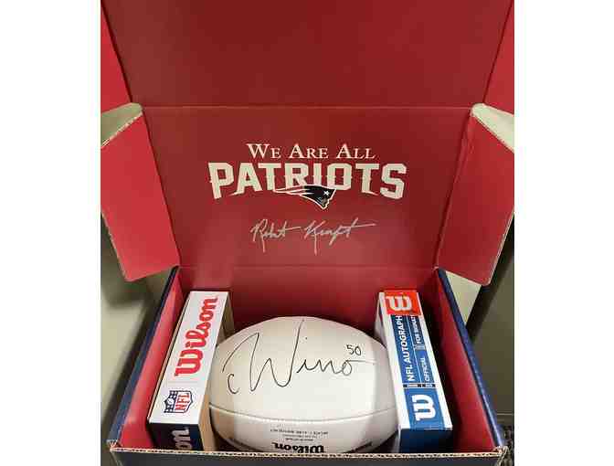 Patriots Tickets (4) & Autographed Football