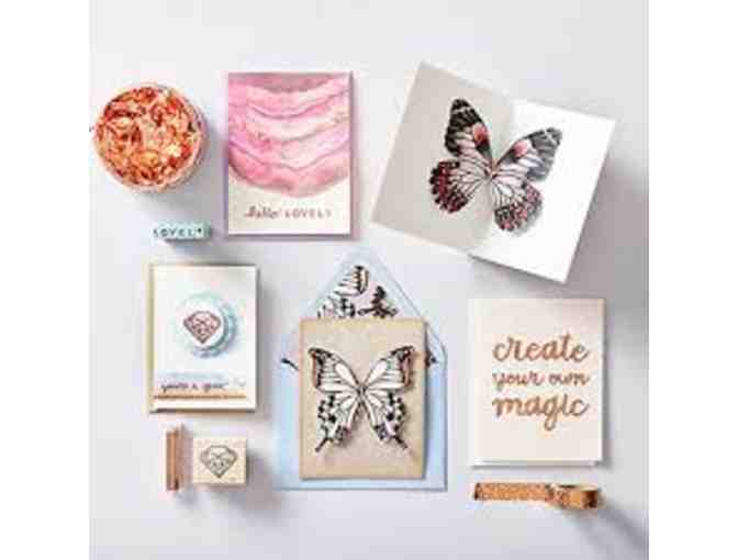 Private card-making workshop for 6 at PaperSource in Berkeley