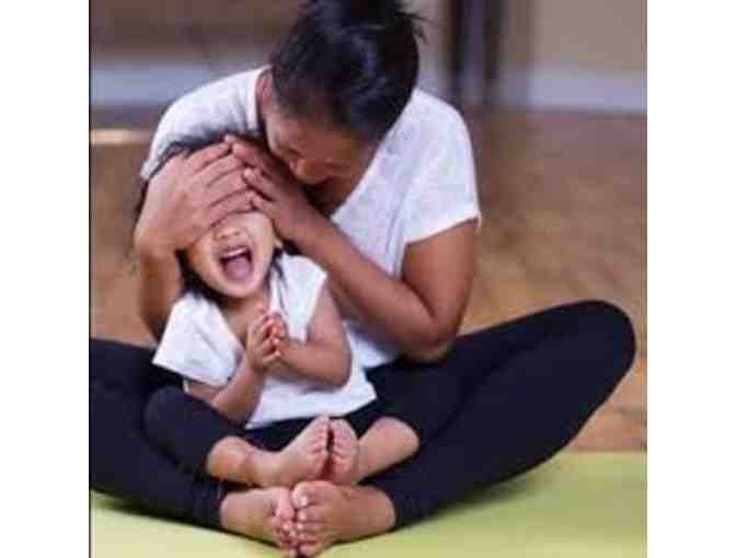 Parent-child yoga class with Sequoia parent Aruna Sokol!