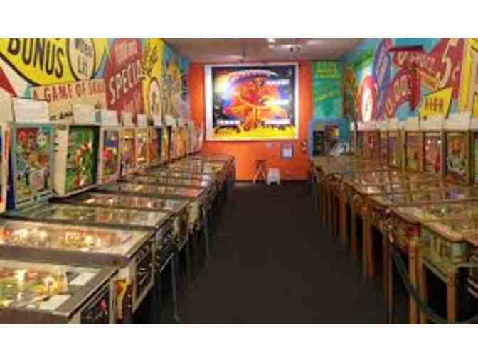 Full-day Family Pass to the Pacific Pinball Museum in Alameda!