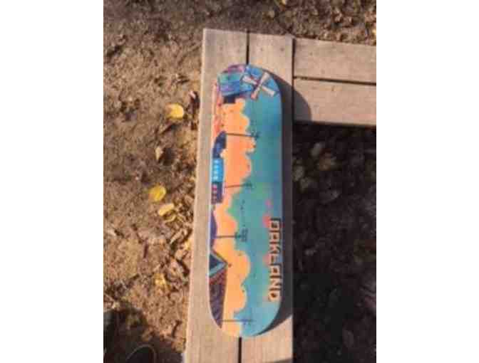 One skateboard and one $25 gift card from 510 Skate Shop