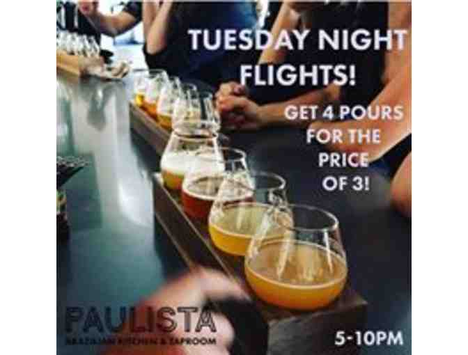 $50 gift card for Paulista Brazilian Kitchen & Taproom in Glenview!