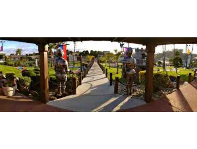 Miniature Golf for THREE at Golden Tee Golfland