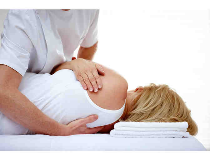 One new patient chiropractic exam and adjustment from Core Wellness