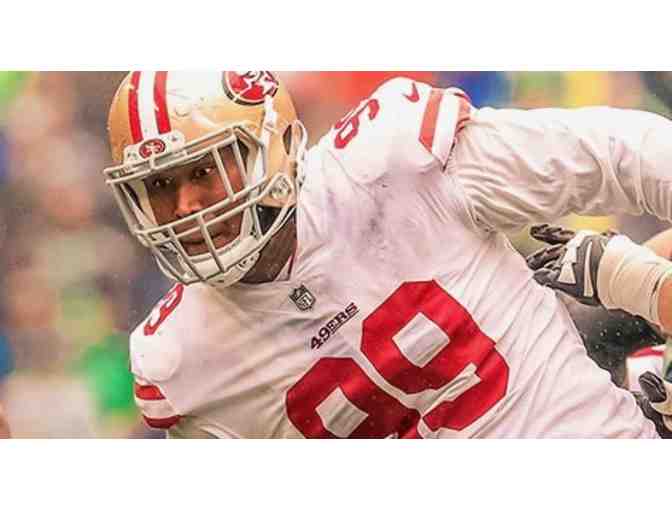 San Francisco 49ers DeForest Buckner Laser Engraved Football