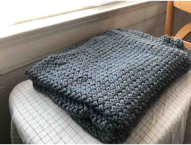 Cozy Handknit Lap Blanket