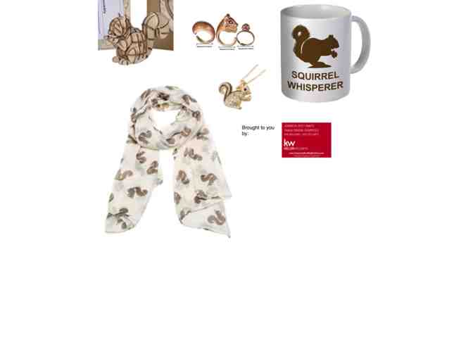 Super Fun Squirrel Gift Basket