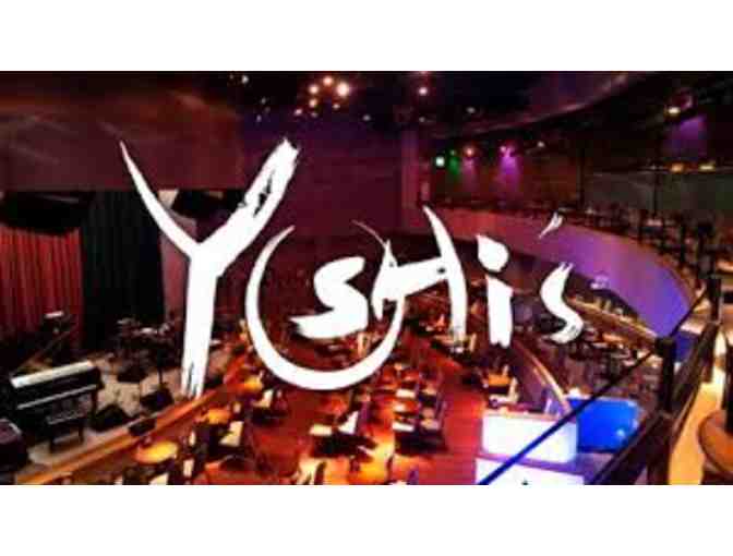 $120 Gift Certificate for a show at Yoshi's!