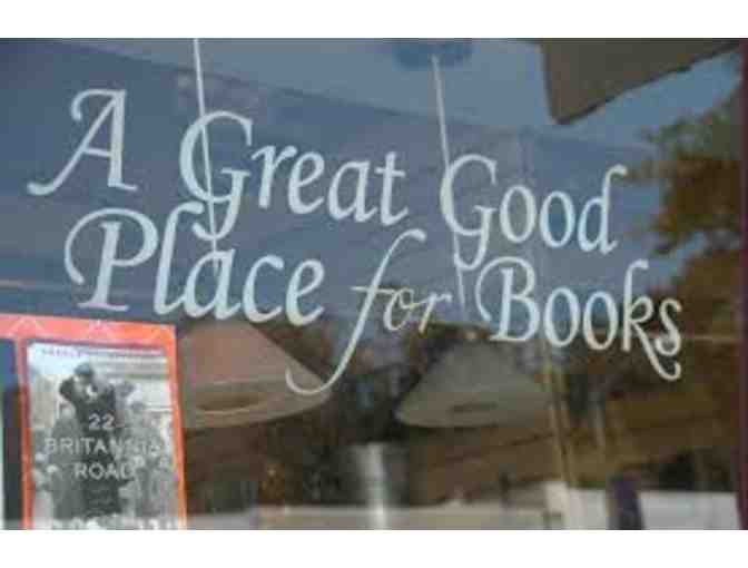 A Great Good Place for Books $15 gift certificate