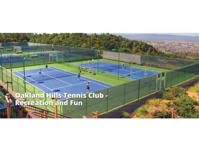 Oakland Hills Tennis Club One Month Family Mini-membership