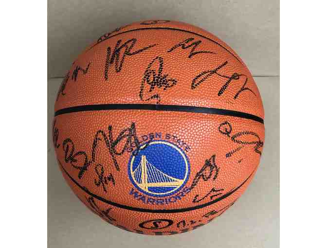 2016-17 Team Signed Warriors Basketball!!
