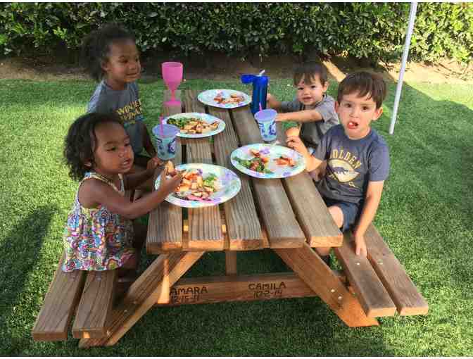 Hand Crafted Children's Picnic Table