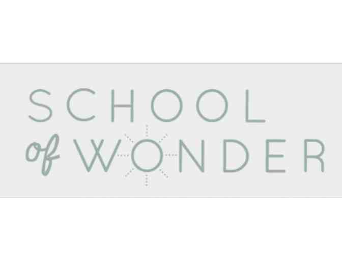 One workshop @ School Of Wonder