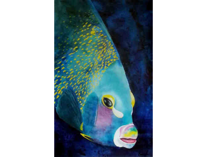 Art Print: Angelfish by Bonnielynn Brankey, Ocean Colors Art
