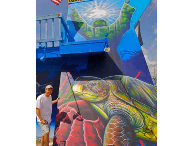 Meet David Dunleavy  - Painter of SeaLife Murals,  in Cape May, New Jersey