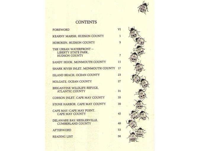 New Jersey Coastwalks, by Dery Bennett with maps and illustrations by Marie Levine