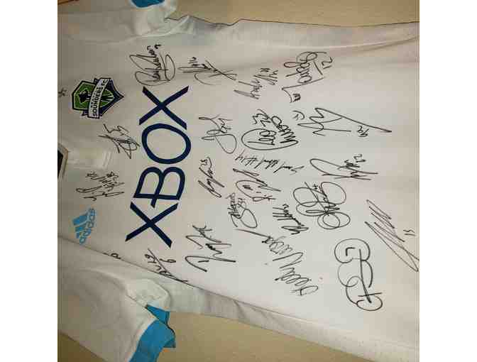 Sounders Autographed Jersey and Game Tickets