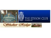 3 Country Club Foursomes (Pinehaven Country Club, Edison Club, Shaker Ridge Country Club)