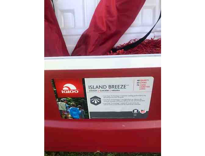 Summer Lovers Cooler and Folding Arm Chairs