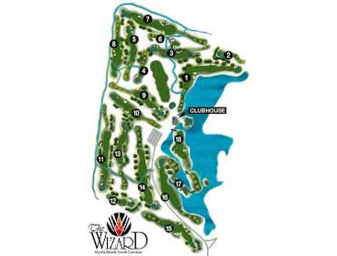 4 Greens Fees at the Wizard Golf Course in Myrtle Beach, SC