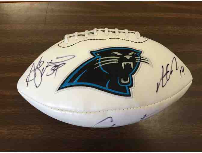 Autographed Carolina Panthers Football (Including Cam Newton)